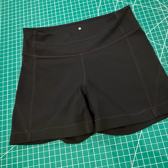 Athleta Black Athletic Shorts High Rise Workout Running Shorts Size Small - Picture 6 of 7